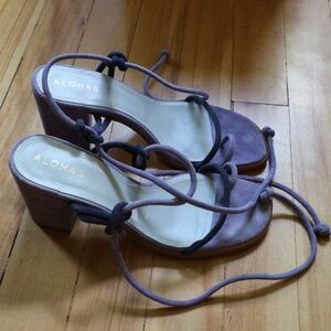 Alohas Purple Grace Bicolor Sandal